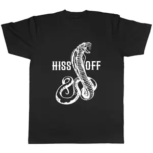 Funny Hiss Off Mens T-Shirt Snake Day Cobra Python Tee Gift