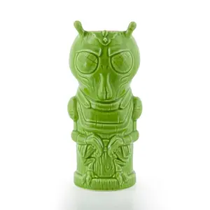 Geeki Tikis Rick & Morty Krombopulos Michael Tiki Style Ceramic Mug | Holds 16 Ounces