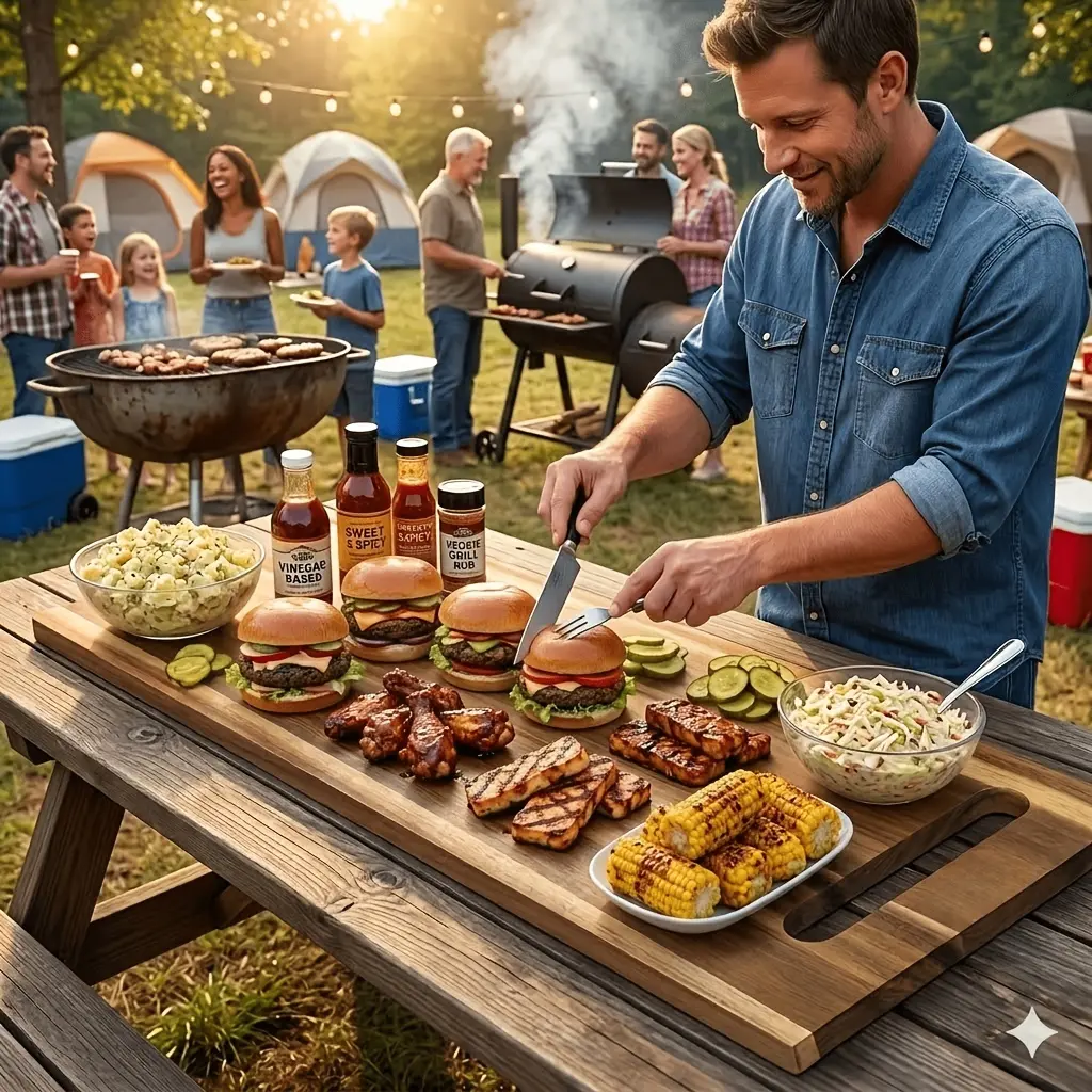 36" x 11" Extra-Long Wooden Serving Tray with Handle and 2 Display Bases, Rectangular Cold Meat Board, Suitable for Parties, Easter Gifts, Camping, and Wedding Events, Multifunctional Tray for Bread, Meat, and Fruit