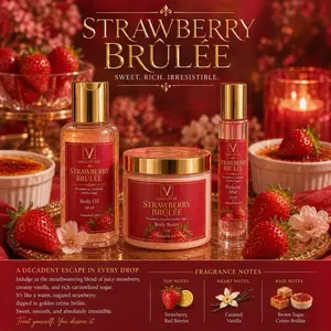 Strawberry Brûlée Travel Buttercream Sample Kit