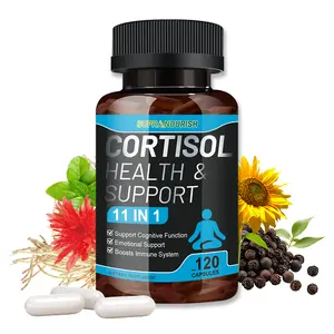 SUPRANOURISH Ashwagandha & Rhodiola Cortisol Manager for Women & Men - Stress Support, Hormone Balance with L-Theanine | 11-in-1 Advanced Formula, Natural Cortisol Reducer | 120 Capsules (60-Day Supply)