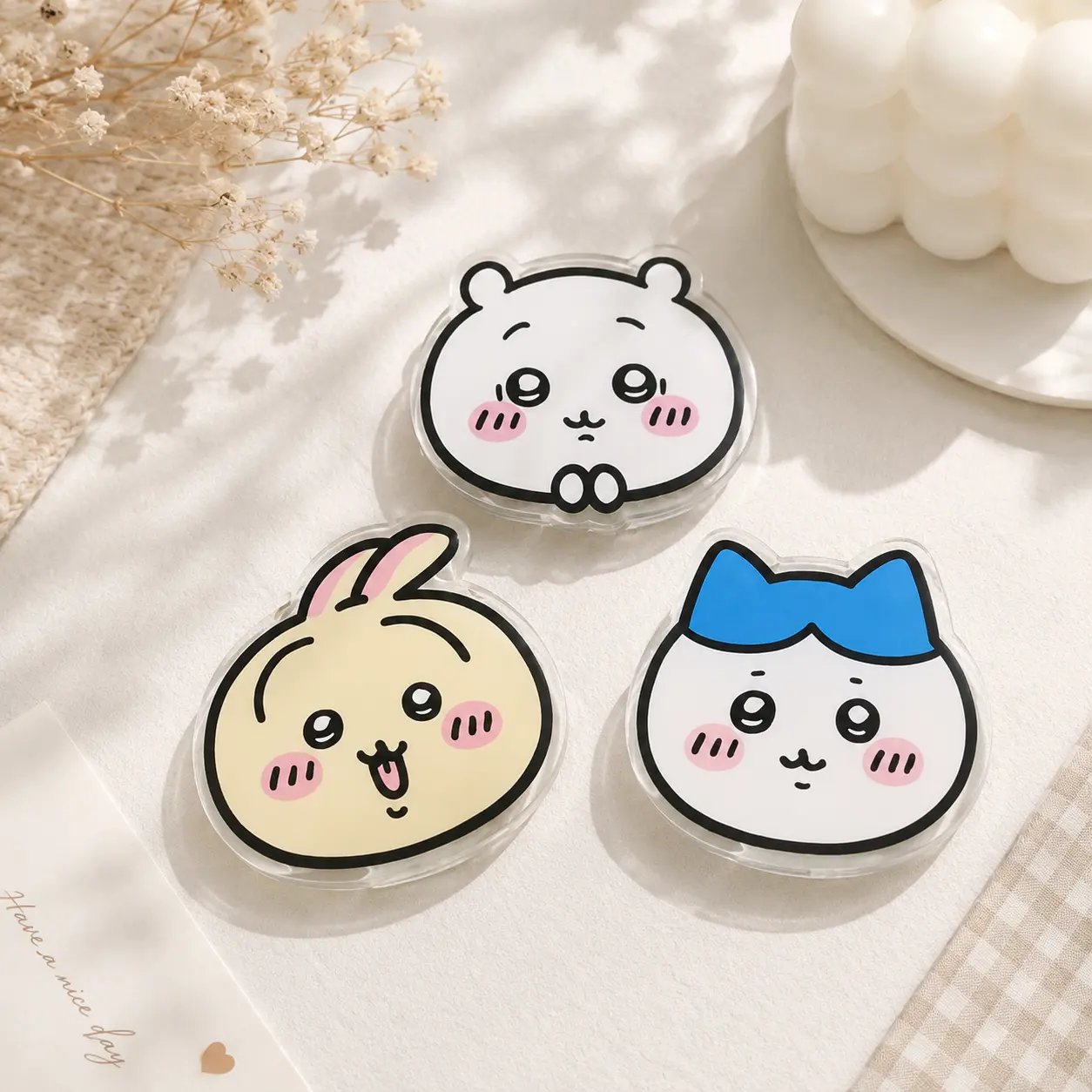 Chiikawa Friends Magnetic Phone Grip Collection Kawaii Anime Phone Holder Cute Gift