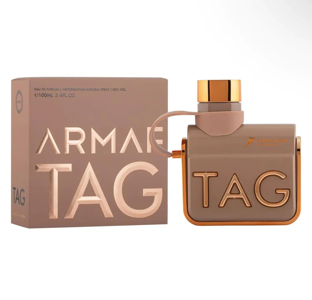 Armaf TAG DONNA Di Terra Women's EDP Fragrance - 100 ML (3.4 oz) Aromatic Floral Floral Scents Perfume with Patchouli Base, Fragrances Cosmetics