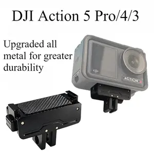 Metal Magnetic Quick-Release Stand for Dji Osmo Action5/4/3, Durable Abs Base Expansion Accessory, Photography Camera Accessories, Metal Material, More Secure