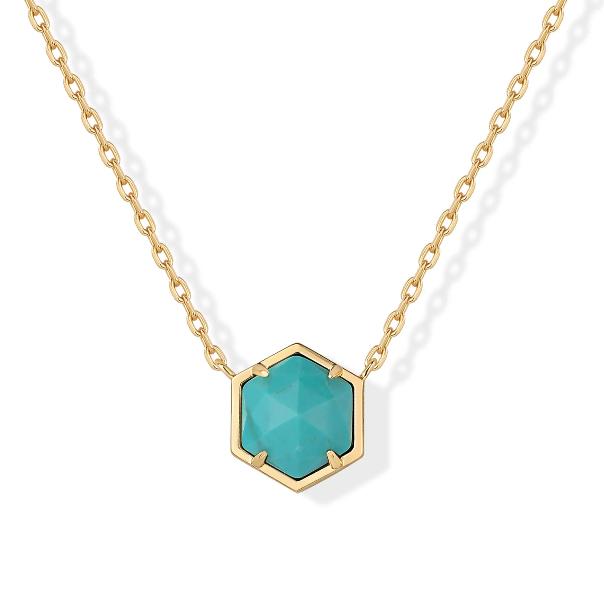 Yellow Gold - Turquoise