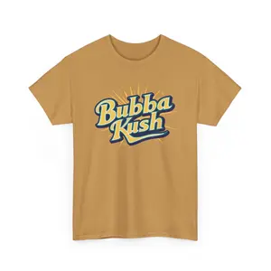 Bubba Kush - Unique Cannabis Strain Graphic T-Shirt - 100% US Cotton, Unisex, Multiple Colors & Sizes