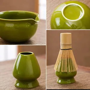 Japanese Matcha Tea Set with Whisk and Bowl, Complete Gift Box for Tea Lovers, Elegant Tea Ceremony Accessories