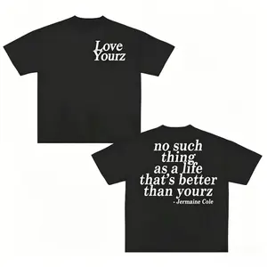 J Cole Dreamville Love Yourz Lyrics Graphic t-Shirt VERSION 2, J Cole T-shirt, Cotton tshirt swap Streetwear Casual