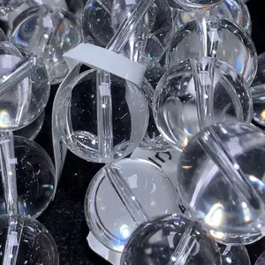 【Clear Quartz】pure Beaded Bracelets for Women and Men big size
