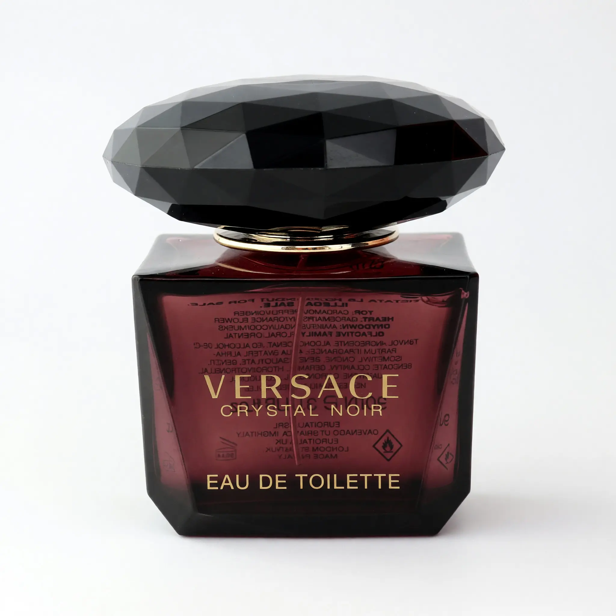 Versace Crystal Noir by Versace, 3 oz EDT Spray for Women TESTER Fragrance Product Floral Sweet Scent Daily Wear Fragrance Charming Fragrance Captivating Fragrance Floral Blend Fragrance Fragrance Routine