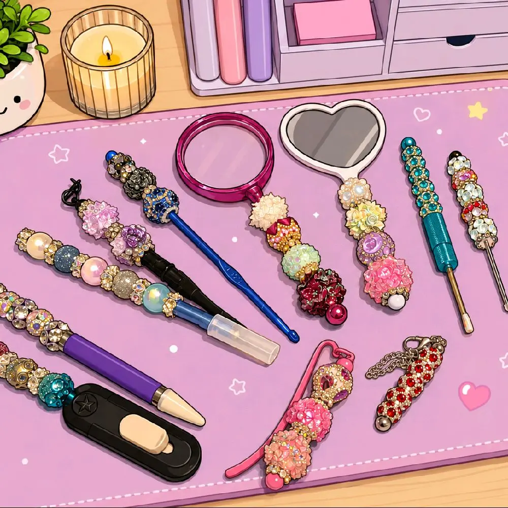 Live only - Elegant Extended Size Miscellaneous Beadable items with rhinestone accents