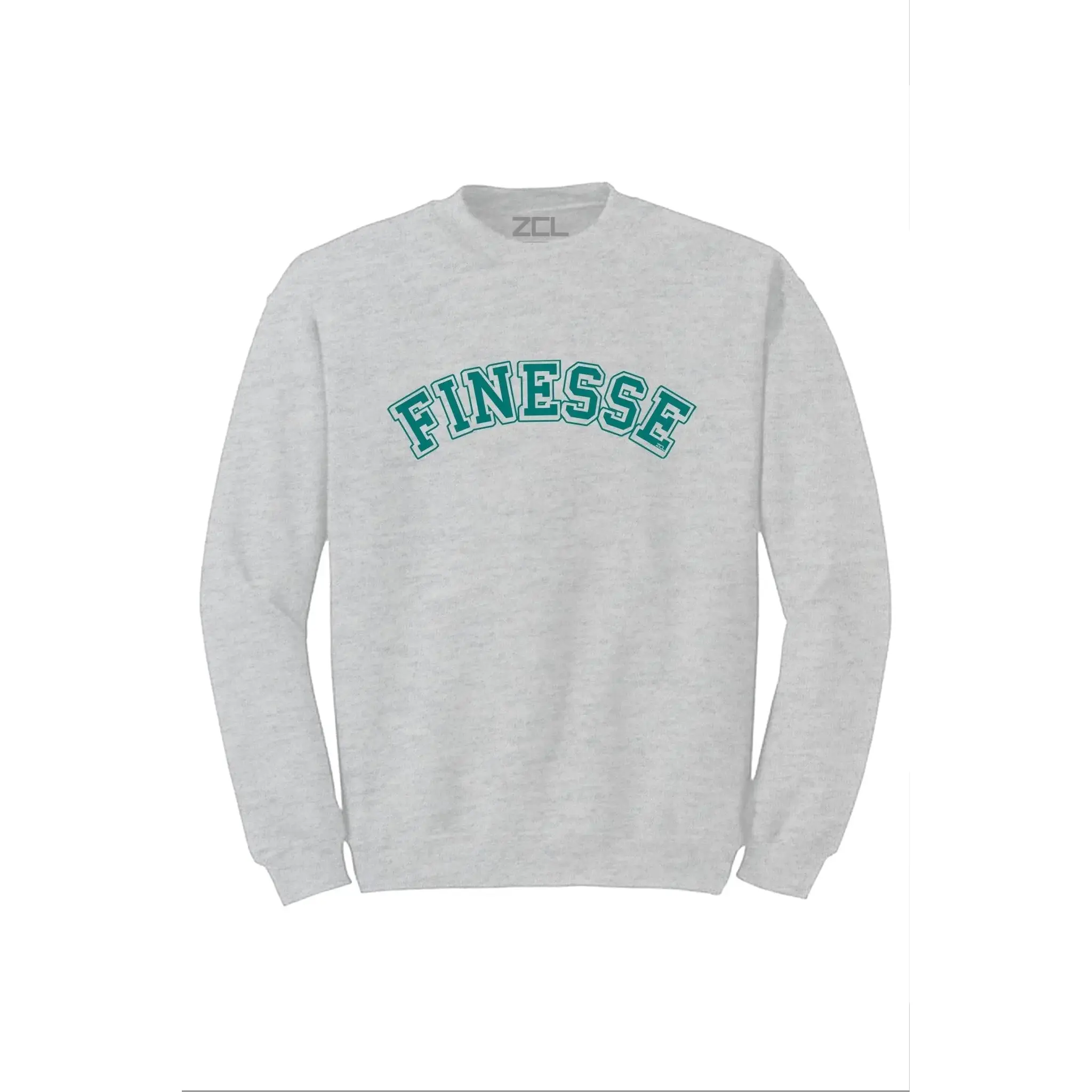 Finesse Crewneck Sweatshirt (Teal Logo)