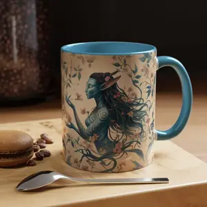 Avatar Coffee Mug, Neytiri Coffee Cup, Avatar Themed Gift, Avatar Fans, Neytiri-inspired art drinkware for home, Ceramic Mug for Coffee Tea