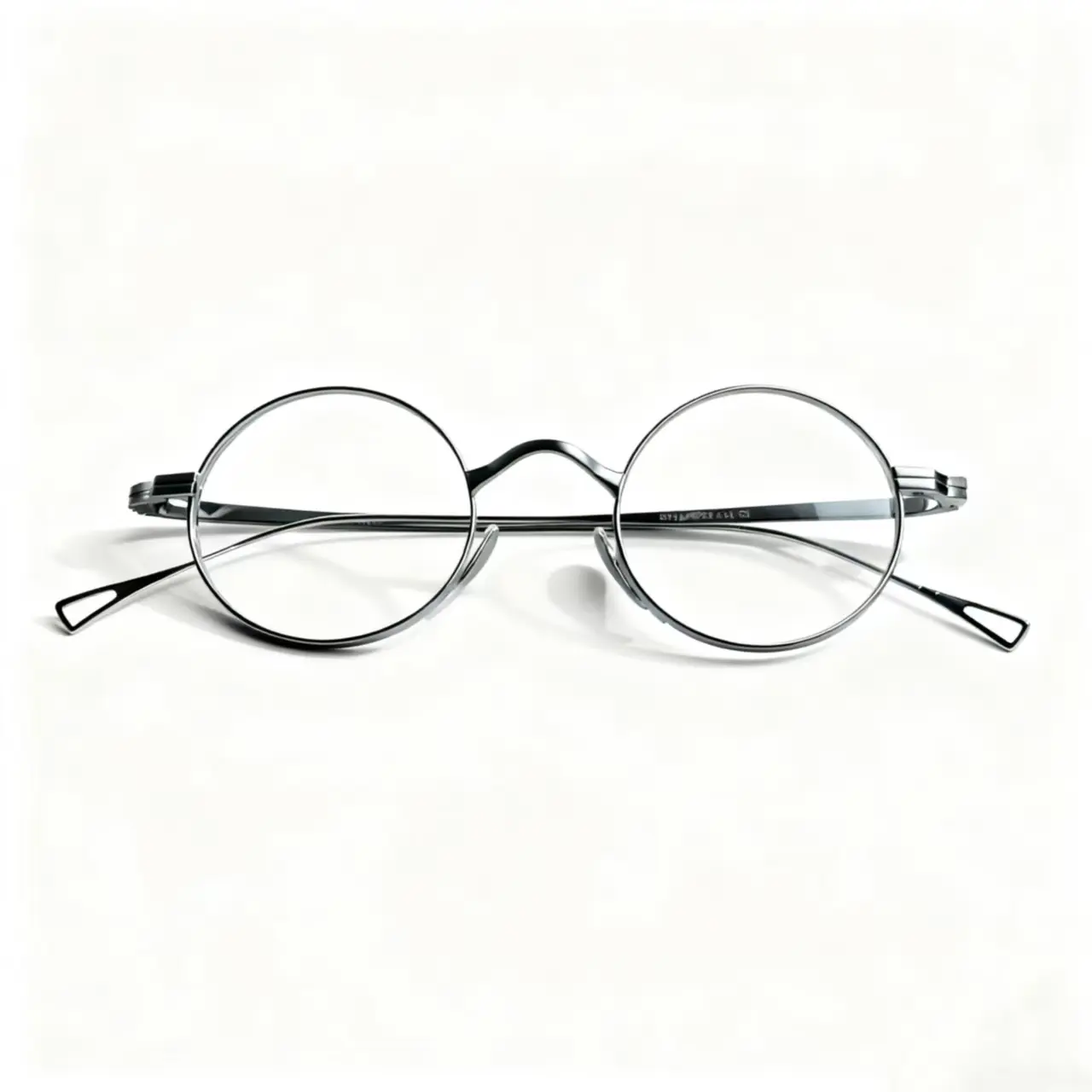 FIANPOR Ultra Light Pure Titanium Retro Round Frame Glasses