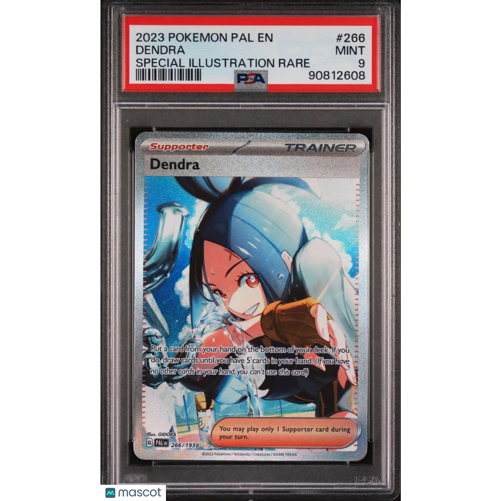 PSA 2023 PokéMon TCG Dendra #266 9