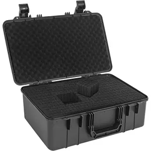 Protective Hard Case Shockproof Water-resistant with Customized DIY  fit for Camera, etc,17.3 X 11.5 X 6.5-Inch