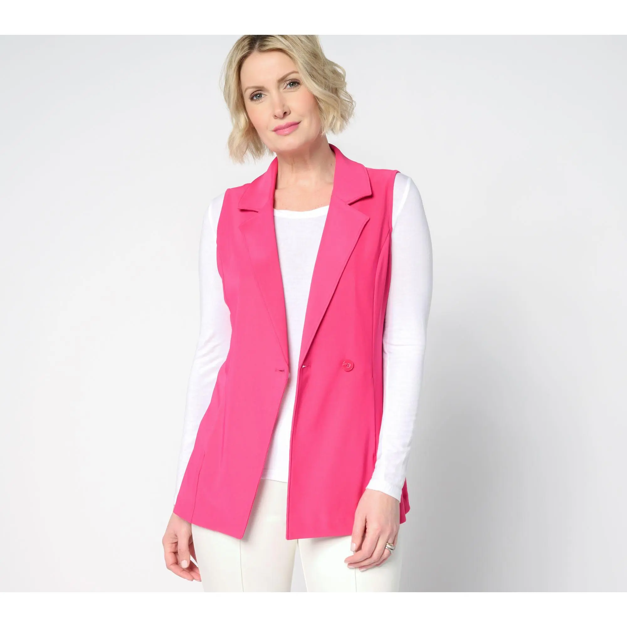 Attitudes by Renee Petite Euro Knit Vest