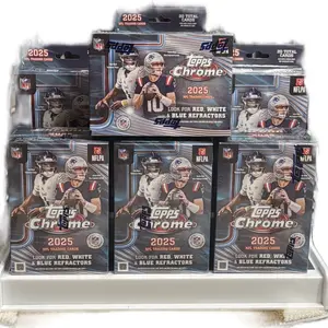 Bubble Gut Break 86: 8x Box PYT Topps Chrome 2025 NFL Football - 4x Value Boxes & 4x Hangar Boxes