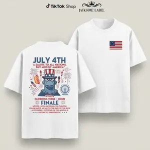 A Salute To All Nations But Mostly America Shirt, Sam The Eagle Tee, The Muppets Show, Sam Eagle Muppets July 4th Fireworks T-Shirt, 250th USA Anniversary Tee, USA Flag, Independence Day Tee, Patriotic Shirt