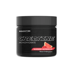 SAMNITE5 Creatine Monohydrate - Raspberry Watermelon Flavor - 5000mg Per Scoop - Pure & Tested - For Strength & Recovery - Fitness Supplement