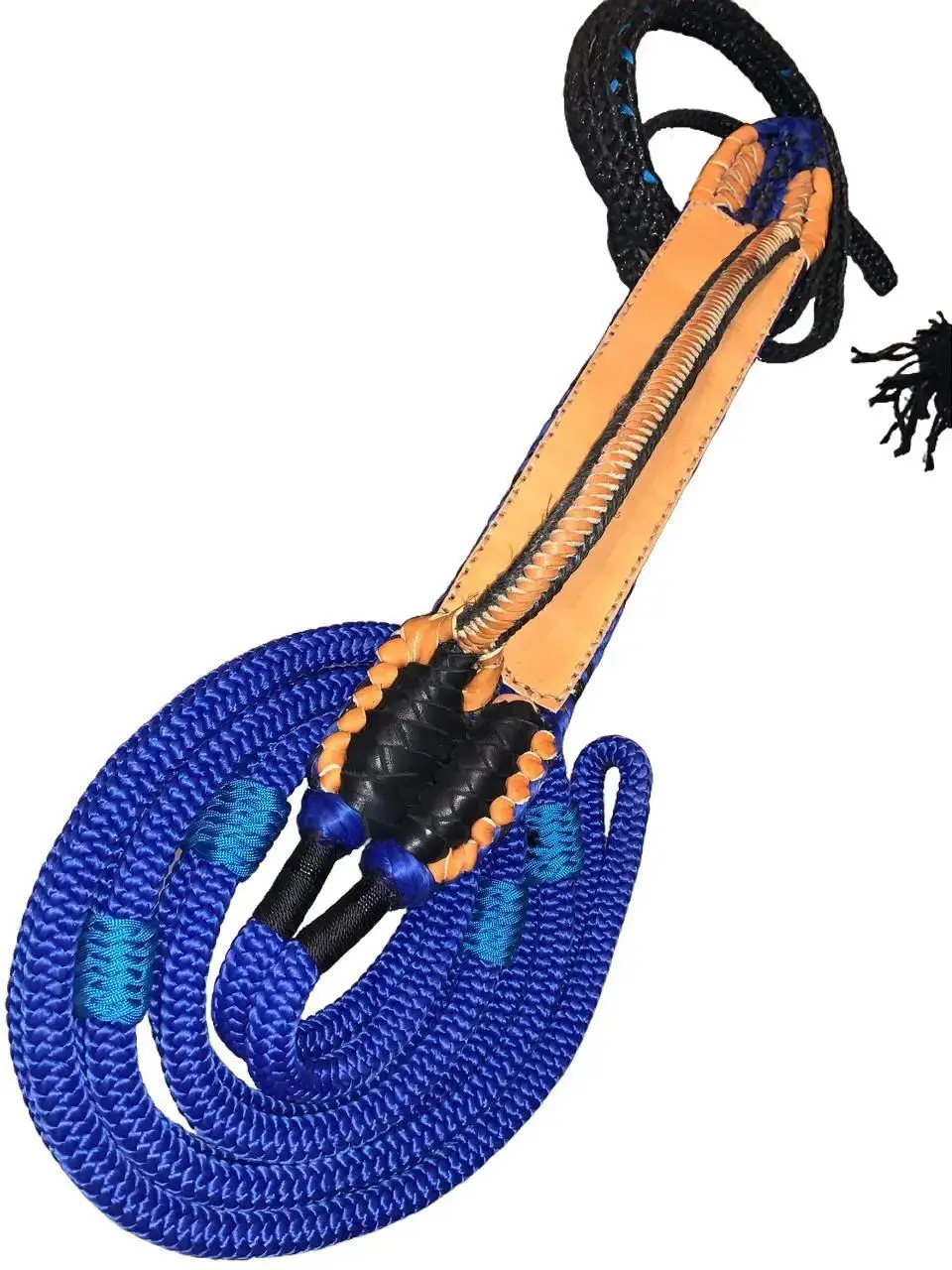 Royal Blue & Black Poly-Pro 9x7LH 3/4 x 3/4" EPT Bull Ropes 16' Rodeo Bull Rider with 60 Day Warranty