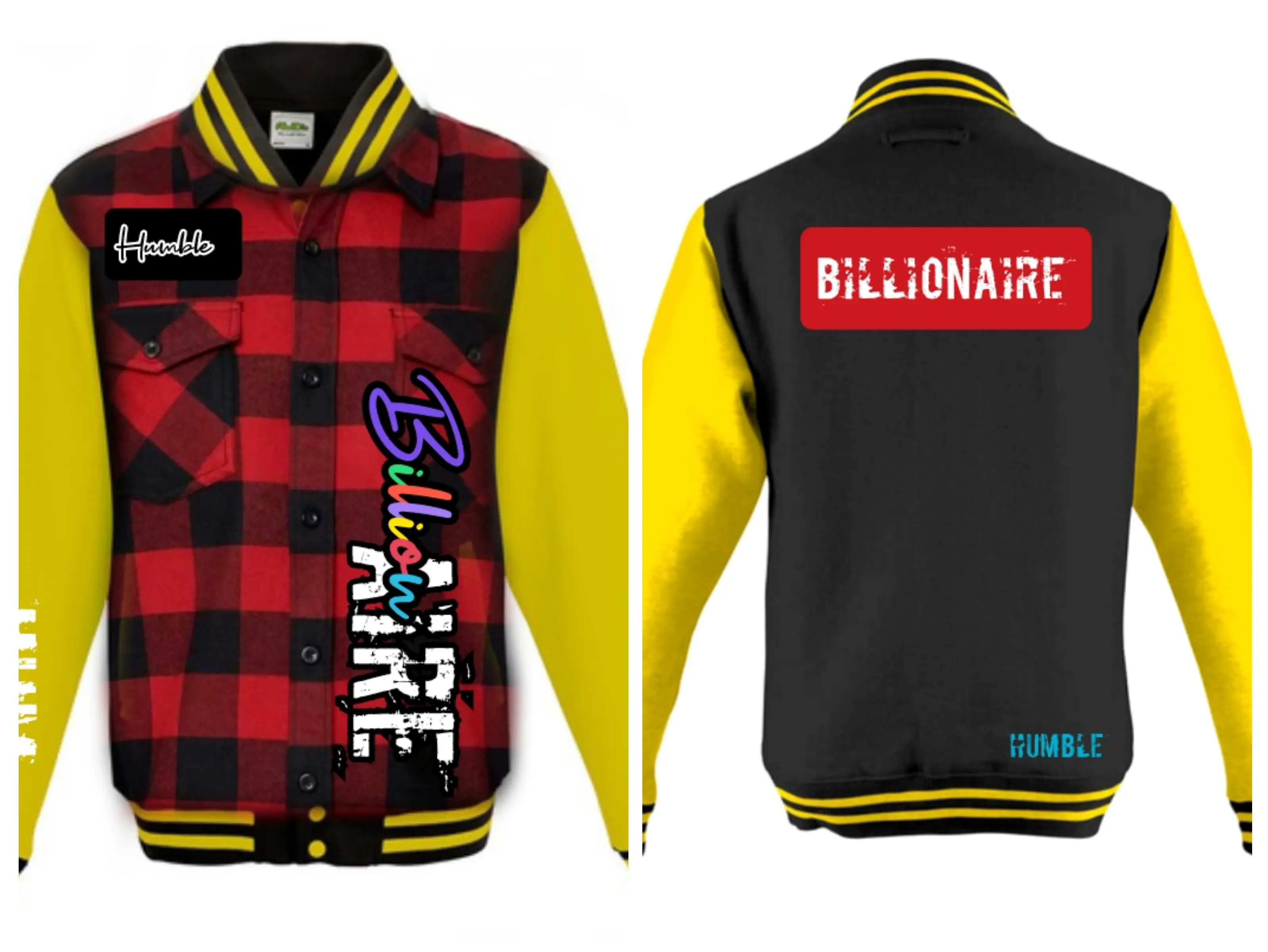Humble Billionaire Varsity Jacket for women and men