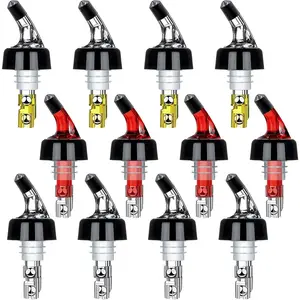 Automatic Measured Bottle Pourer - Quick Shot Spirit Measure Pourer Drinks Wine Cocktail Dispenser Home Bar Tools - 1oz/30ml (12 pack)