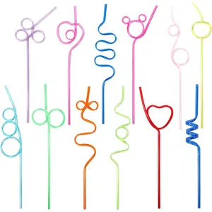 36 count Crazy Straws, Colorful Funny Straws for   Silly Straws for ,  for Parties and Birthday Party