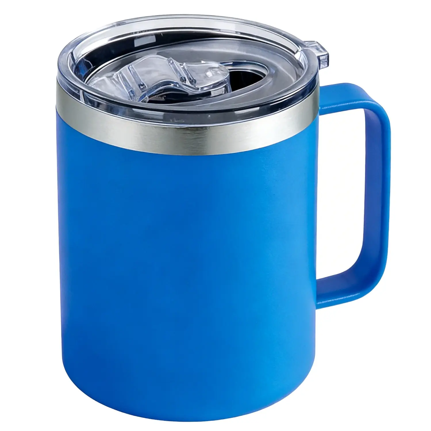 12oz Coffee Cup Vacuum Insulated Double Wall Camping Mug with Lid, Dual Layer Stainless Steel Portable Travel Water Bottle, Thermal Coffee Cup, Powder Coated, Drinkware, Insulated Vacuum Flask