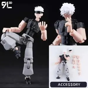 9L3D Multi-Joint Articulated Figure  Entity Lucky13 Desktop Display Figure Model