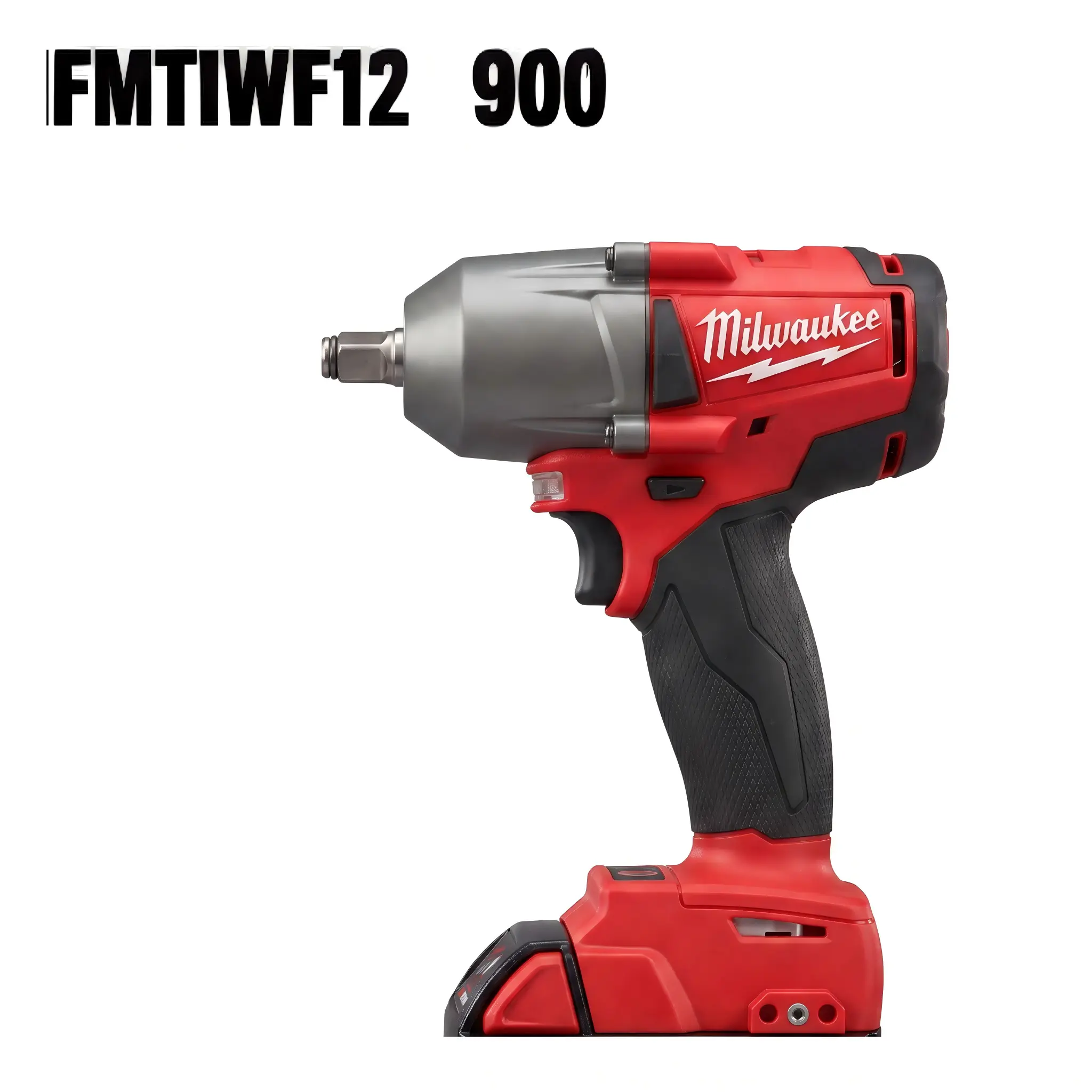 Milwaukee 900Nm Torque Heavy-Duty Wrench - Friction Ring Hex Driver Brushless Angle Grinder, Ideal for Truck Wheel Lug Nuts, Steel Anchor Bolt Connections (Tools & Hardware Hand Tool)