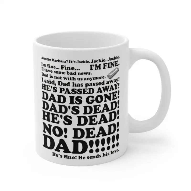 DAD'S D4AD PLUS Mug, Jackie Fan Tv show Ceramic Mug 11oz 15oz - TikTok Shop