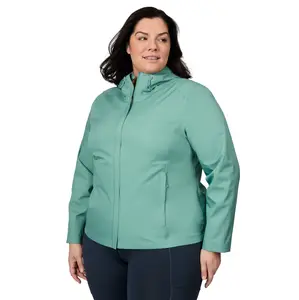 Free Country Women's Plus Size X2O Packable Rain Jacket Free Country Women's Plus Size X2O Packable Rain Jacket