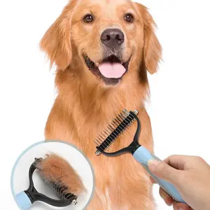 Cross-Border Pet Grooming Comb, Detangling Brush for Dogs & Cats, Cleaning Beauty Tool, Essential Pet Care Accessory