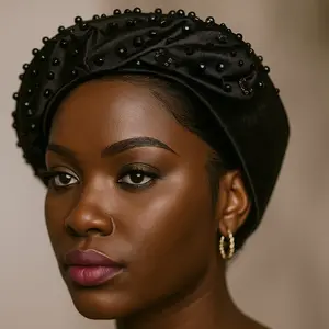 Ebony Empress Luxury Turban customize by AAESSENTIALS