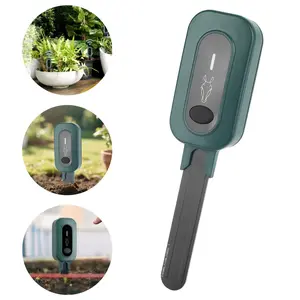 Smart Soil Sensor Meter, Moisture Temperature Light Monitor, Multifunctional Wireless Soil Analyzer, Humidity Measuring Tool, Suitable for Greenhouse Indoor Outdoor Garden Planting