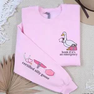 Certified Silly Goose T-Shirt/Sweatshirt/Hoodie, CNA Crewneck Sweater, Certified Nursing Assistant Sweatshirt, CNA Sweatshirt, Nursing Student Gift