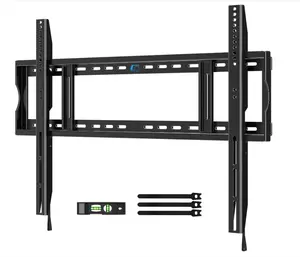 Heavy Duty Fixed TV Wall Mount for 48-150 Inch Large TVs up to 330lbs & 900x600mm VESA, Low Profile Slim TV Mount Bracket, Fits 16"/18"/24"/32" Wood Studs, for Most 65+ 75+ 85 86 90 98 100 120 150 TV