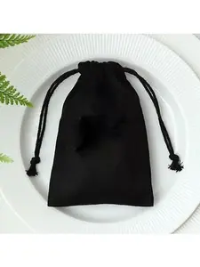 Flannel Jewelry Packaging Drawstring Drawstring Pocket Mobile Power Earphone Storage Bag