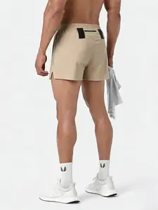 Men's Summer Shorts 2026, Quick-Dry Straight-Leg Sportswear, Youth Style Loose Fit Running & Squat Pants, Solid Color Design