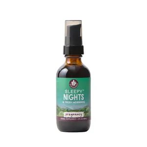 WishGarden Sleepy Nights & Fresh Mornings for Pregnancy Organic Herbal Supplement with Scullcap Linden Chamomile & Apple Cider Vinegar Safe for Pregnancy Postpartum & Nursing - Healthcare