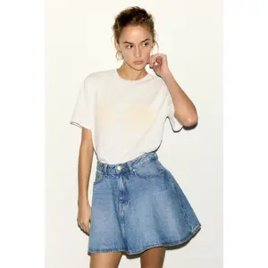 H&M Embroidered-motif T-shirt