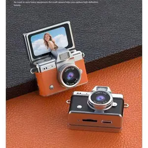 Cross-border LK-027 Thumb Camera Flip Screen Mini Camera, Student Party Digital CCD High-Definition Portable Compact Camera.
