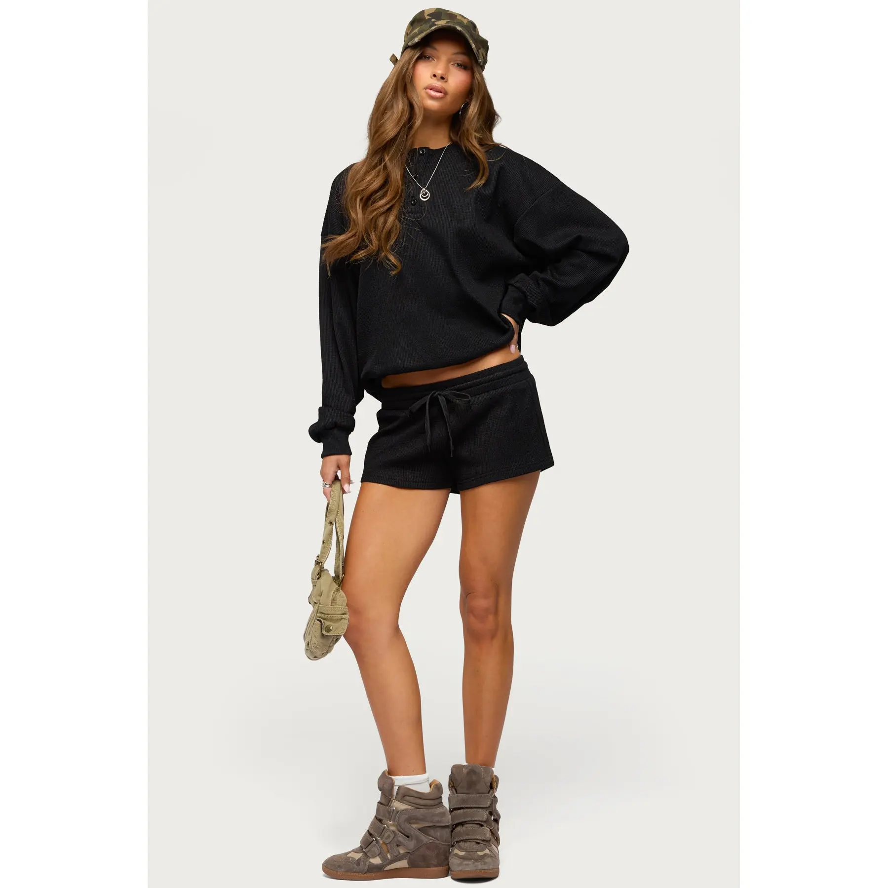Baila Waffle Shorts