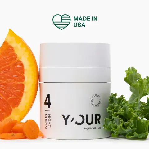 Y'OUR Revitalizing Night Cream - All Skin Types Moisturizer with Vitamin C, Retinol, Niacinamide (Vitamin B3), Squalane, Jojoba Oil for Antioxidant Skin Repair & Nighttime Nourishment, Moisturizers