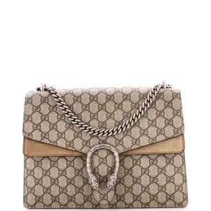 Pre-owned GUCCI Canvas Coated Shoulder Bags Dionysus Bag GG Coated Canvas Medium by Rebag