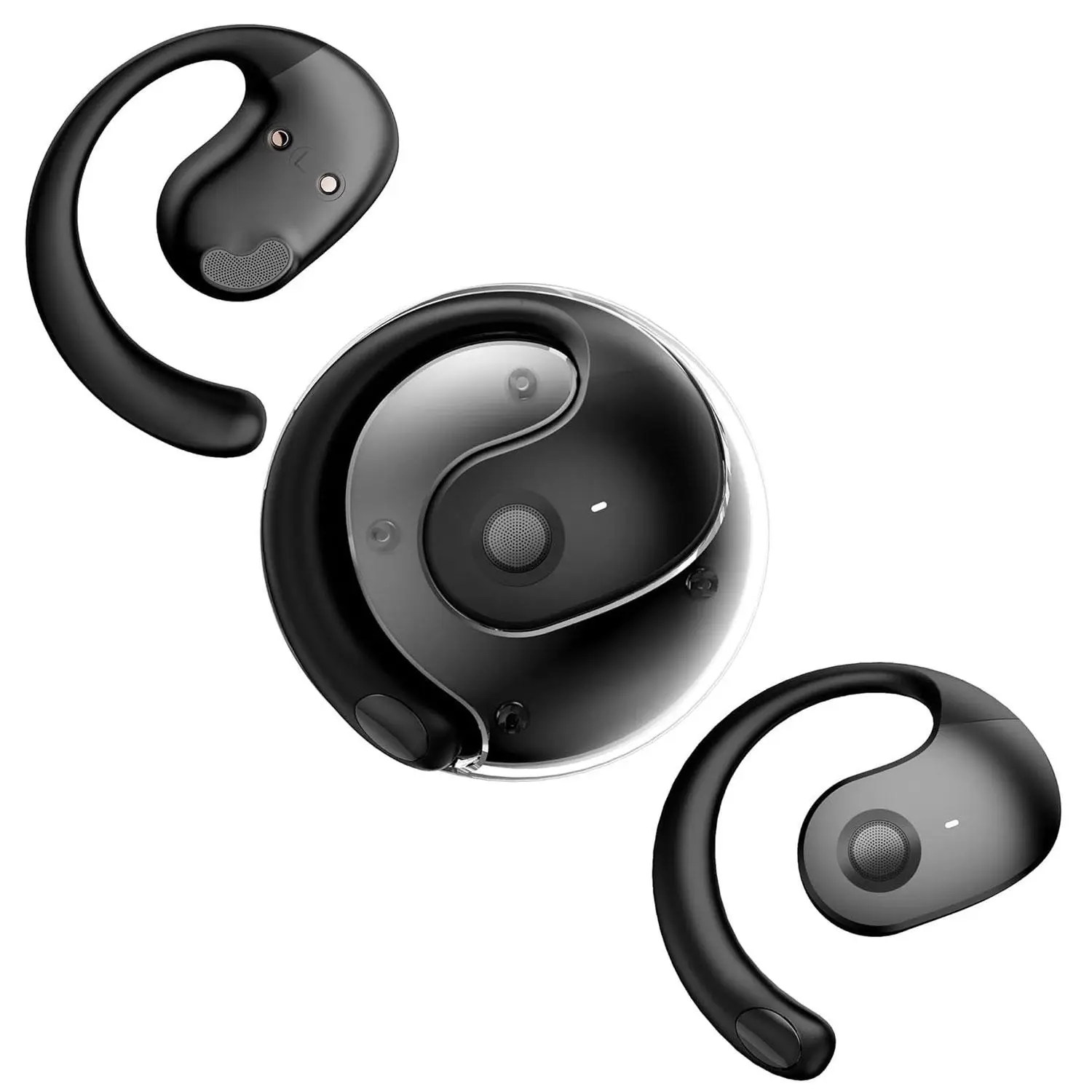 Wireless Ear Hook Design Headphones, Touch Control 3D Stereo Sound Earbuds with Microphone, Low Latency Sport BT Gaming Headset, Electronic Earphones