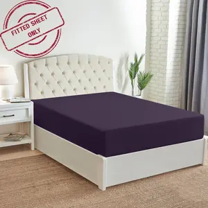 Mellanni Iconic Collection Fitted Sheet, Soft & Breathable Microfiber, Deep 16" Pockets, Hypoallergenic, Machine Washable, Single Fitted Sheet Only