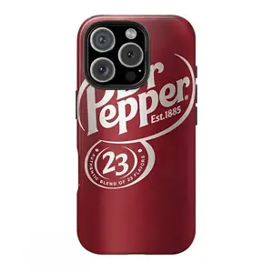 Retro Red Soda Protection Anti Fall TPU Full Coverage Phone Case Thermal Sublimation Coating All Inclusive Process Suitable for iPhone 17-11 Pro Max/Plus and  Samsung Galaxy S23-25