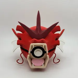 Shining Gyarados Themed Pokeball - Decorative Design for Pokémon Fans, Perfect for Enhancing Your Collection